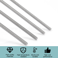 Стержень из нержавеющей стали 304 с полной резьбой m4 и шестигранной гайкой m4 STAS-GA0001-48B