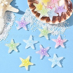 15 cabochon Decoden en résine transparente et paillettes&nbsp;CRES-YW0002-86