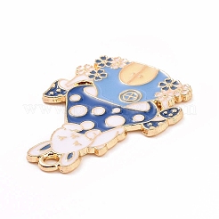 Colgantes de esmalte de aleación&nbsp;ENAM-M055-03G-02
