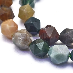 Природного индийского агата бисер нитей&nbsp;G-L552O-07-8mm