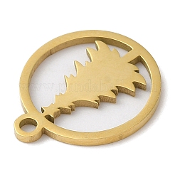 Pendentifs de Noël en acier inoxydable 201&nbsp;STAS-D053-03G