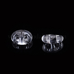 透明チェコガラスシードビーズ  光沢  2穴  オーバル  グレー  5x3.5x2.5mm  穴：0.9mm  約500 G /袋&nbsp;SEED-N004-005-C07