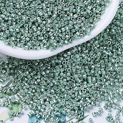 MIYUKIデリカビーズ  シリンダー  日本製シードビーズ  11/0  （db0415)亜鉛メッキターコイズグリーン  1.3x1.6mm  穴：0.8mm  約2000PCS /ボトル  10 G /ボトル&nbsp;SEED-JP0008-DB0415