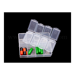 Contenitori di perle di plastica trasparente&nbsp;CON-WH0019-03
