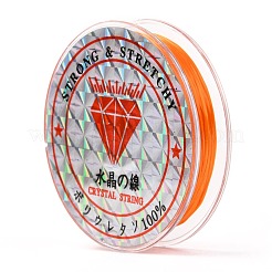 強い伸縮性のあるビーディング弾性糸  フラット弾性クリスタルストリング  サンゴ  0.8mm  約10.93ヤード（10m）/ロール&nbsp;EW-N002-36
