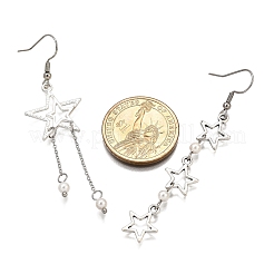 Тибетский стиль сплава серьги болтающийся EJEW-TA00651