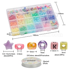 25 стильный набор для изготовления эластичных браслетов своими руками&nbsp;DIY-YW0004-59