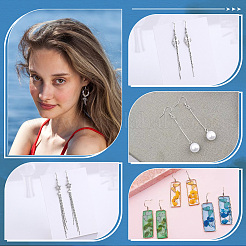 100 шт. крючки для сережек из нержавеющей стали 304&nbsp;STAS-UN0036-31