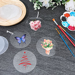20 Stück große transparente Acrylanhänger&nbsp;FIND-SP0005-61