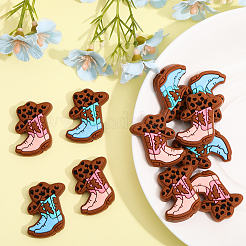 16шт 2 цвета силиконовые бусины SIL-CA0002-40