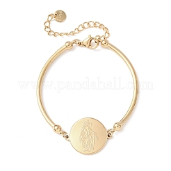 Браслеты из нержавеющей стали 304 Religion для женщин&nbsp;LS-BJEW-F524-02C-G