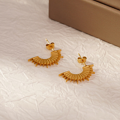 Геометрические серьги-гвоздики из нержавеющей стали 304&nbsp;WF7781