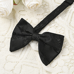 1 шт. полиэстеровый искусственный шелк галстук-бабочка для жениха&nbsp;AJEW-SP0003-31A