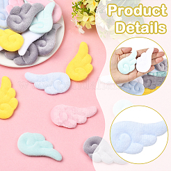 48 шт. 6-х цветные тканевые украшения аксессуары&nbsp;DIY-SC0032-26