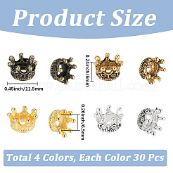 120 pz 4 colori di strass in lega&nbsp;FIND-PA0001-55