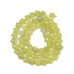 Натуральные нефритовые бусины G-Z080-A14-8mm