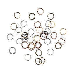 混色鉄分割リング  ダブルループ丸カン  8x0.7mm  内径約7.3mm  約3500個/500g&nbsp;JRD8MM-M