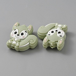 Белки пищевые экологически чистые силиконовые бусины&nbsp;SIL-WH0012-030D