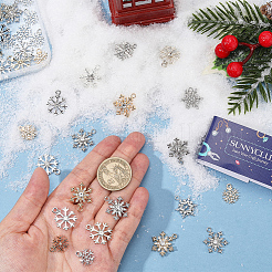 36шт 3 стиля подвески из сплава со стразами&nbsp;FIND-SC0020-03