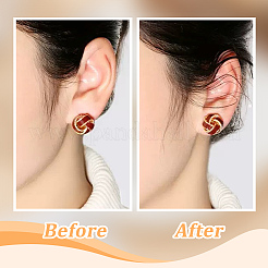 12 шт. латунные гайки для сережек KK-BBC0016-32