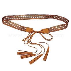 Ремни-цепочки с кисточками из искусственной кожи в стиле бохо AJEW-WH20033-096AS-C