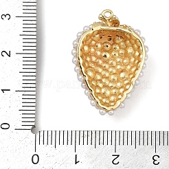 Латунные микропаве прозрачные подвески с фианитом KK-R224-01A-G