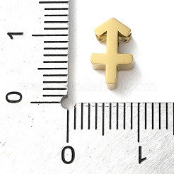 星座 304 ステンレススチール チャーム  射手座  10x6x3mm  穴：2mm&nbsp;LS-STAS-U038-01G-09