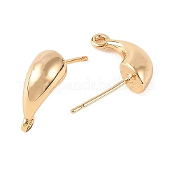 Componenti per orecchini a perno in ottone Shegrace&nbsp;XGRQ64422-866G
