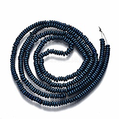 Electroplate non magnetici ematite sintetico fili di perline&nbsp;G-T114-58-04