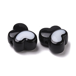 Двухцветные акриловые бусины&nbsp;OACR-U003-17