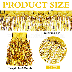 Fransenvorhänge aus Kunststofffolie&nbsp;DIY-WH0028-106C