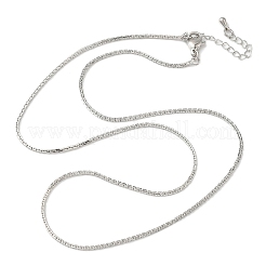 Colliers à maillons Boston en laiton de 1 mm&nbsp;NJEW-Z097-02P