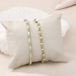 2шт 2 стиля бохо стеклянные бусины стрейч браслет наборы&nbsp;BJEW-SW001588