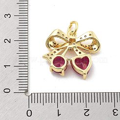 Латунные микропаве прозрачные подвески с фианитом KK-L228-38G