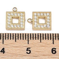 Подвески из нержавеющей стали 304 с микропаве из кубического циркония&nbsp;STAS-I325-025G-02