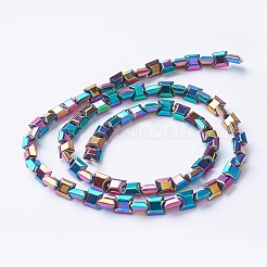 Pvd vuoto placcatura elettrodeposizione fili di perle di ematite sintetica non magnetica&nbsp;G-F534-I06
