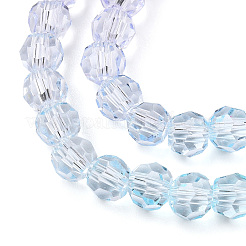 Chapelets de perles en verre transparente  &nbsp;GLAA-E036-07W