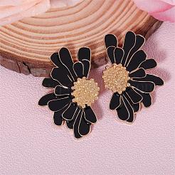 Orecchini a bottone vintage con fiori da donna&nbsp;JE1095C
