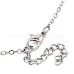 Звезда сплава кулон ожерелья&nbsp;NJEW-JN05214-01