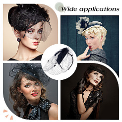 Сетчатая вуаль тканевые резинки для волос&nbsp;AJEW-WH0248-740A