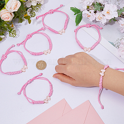 34 pulsera de cordón de poliéster encerado.&nbsp;BJEW-FH00003