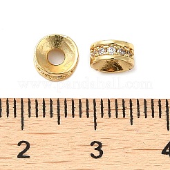 Стойки обшивки латунь кубического циркония бусы KK-K349-03G