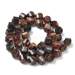 Природных тигровый глаз бисер нитей&nbsp;G-C267-B15