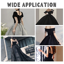 Атласное свадебное платье с завязками на спине SRIB-WH0011-039B