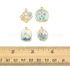 10шт 8 стиля подвески из сплава с эмалью&nbsp;FIND-FS0004-49