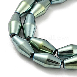 Fili di perline di ematite sintetica non magnetica elettrolitica&nbsp;G-Z032-B02-02E