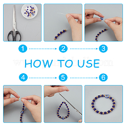 401 предмет набор для самостоятельного изготовления украшений в стиле «злые глаза» DIY-PH0002-16