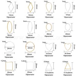 Латунные соединительные колечки KK-PH0001-17
