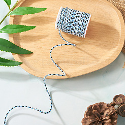 1 рулон трехцветного поликоттонового шнура с металлическим покрытием&nbsp;OCOR-TA0002-42B