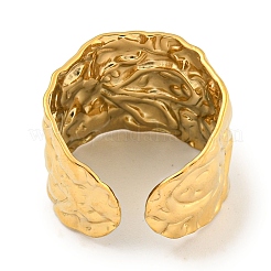 Ионное покрытие (ip) 304 нержавеющая сталь текстурированное открытое манжетное кольцо&nbsp;RJEW-A043-11G